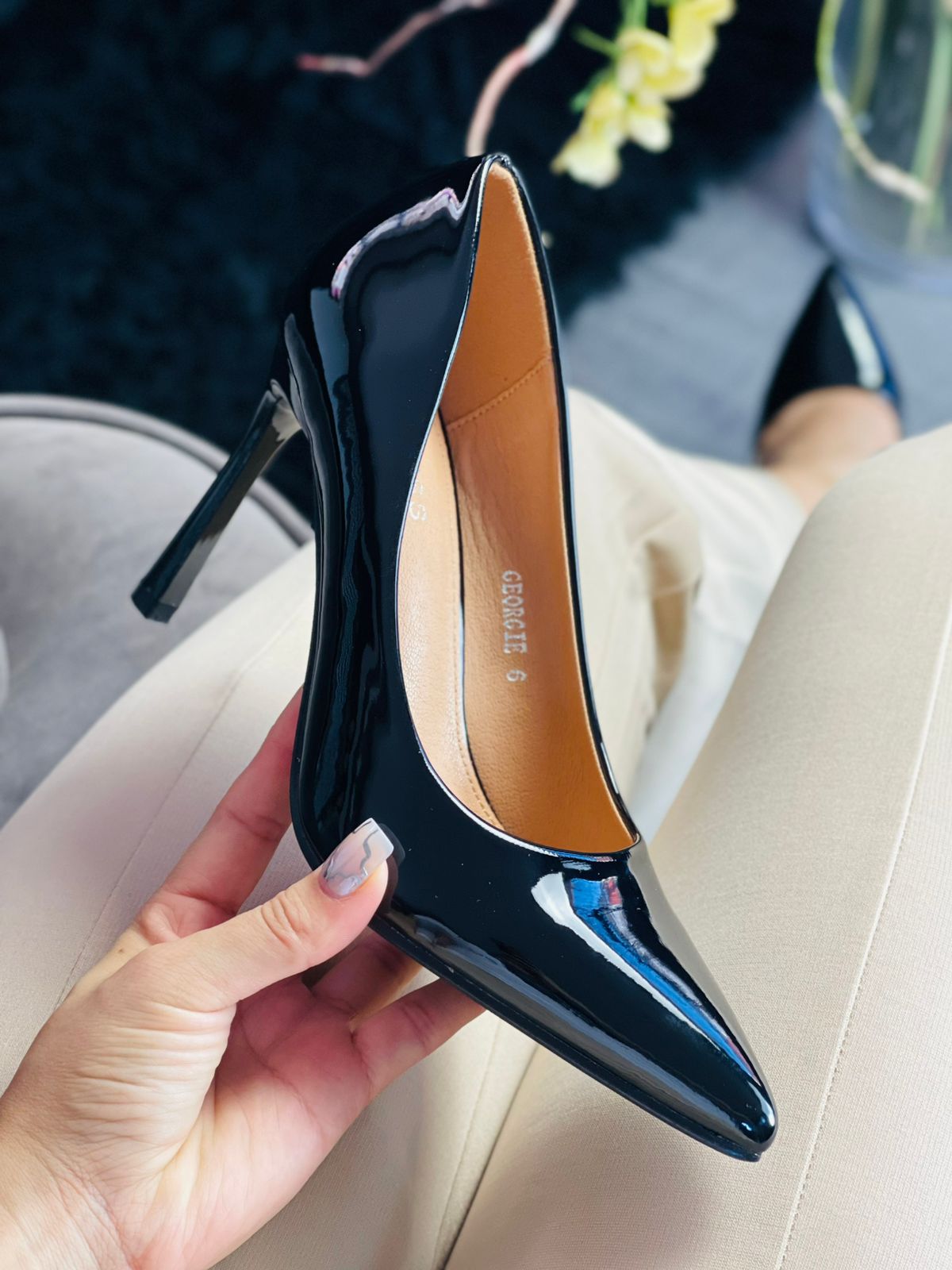 SANDALIA DE TACON GEORGIE